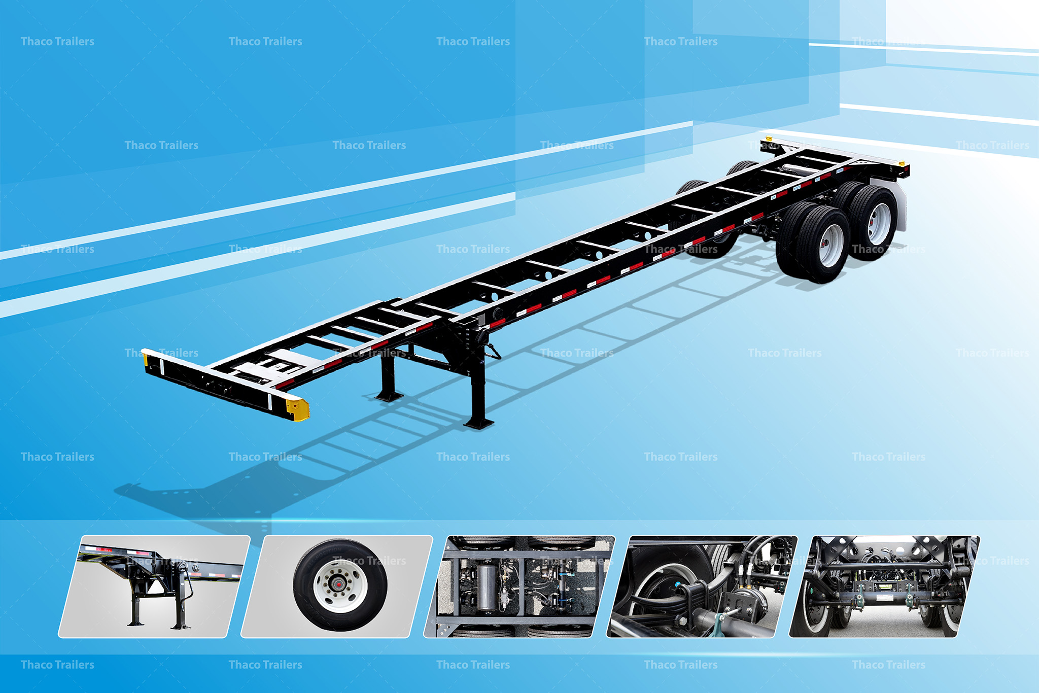 40ft container chassis