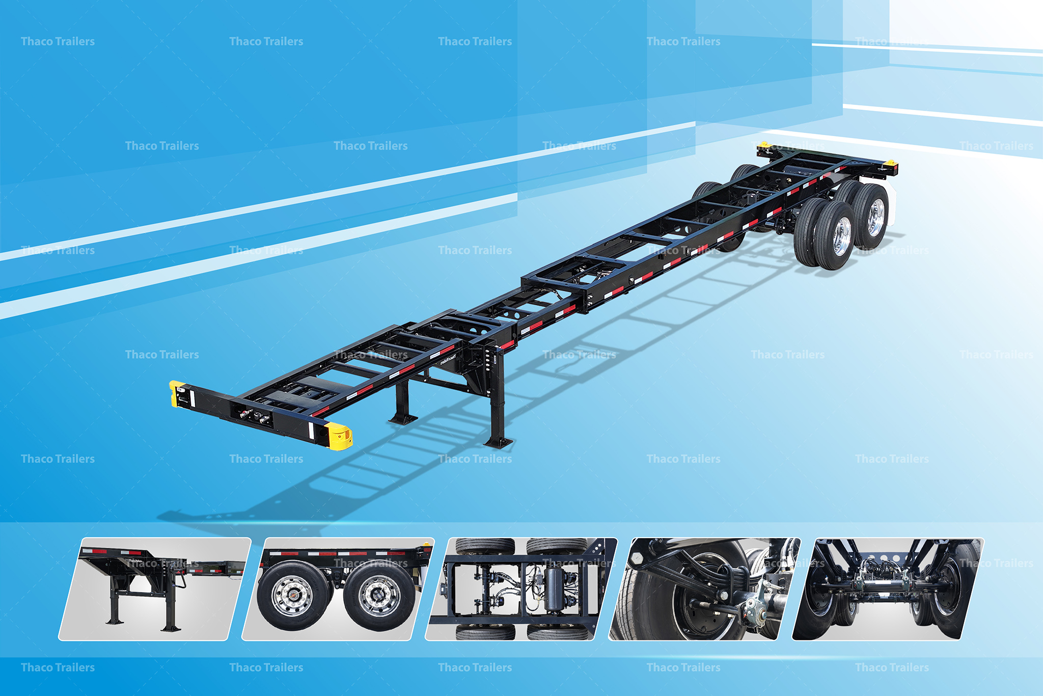 40ft container chassis