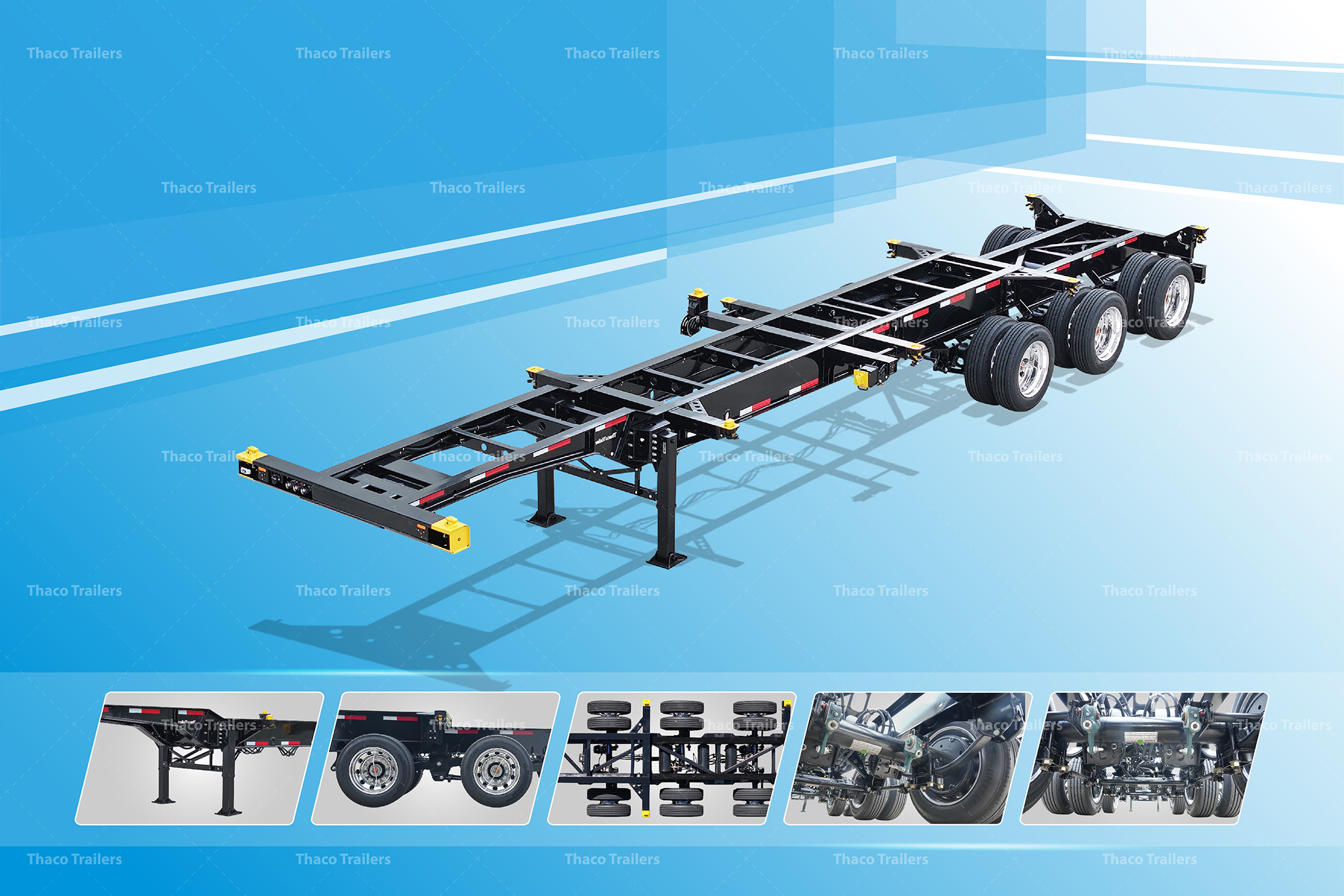 40ft container chassis