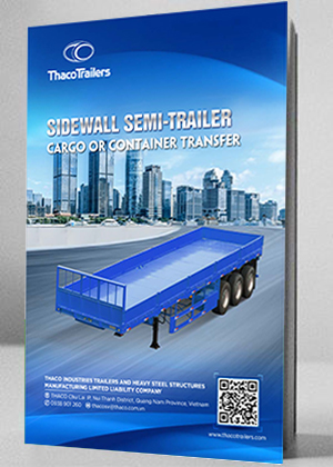 Sidewall semi-trailers cargo or container transfer