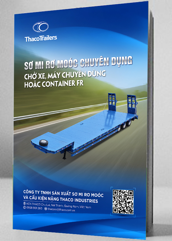 leaflet sơ mi rơ mooc chuyên dụng 3 trục