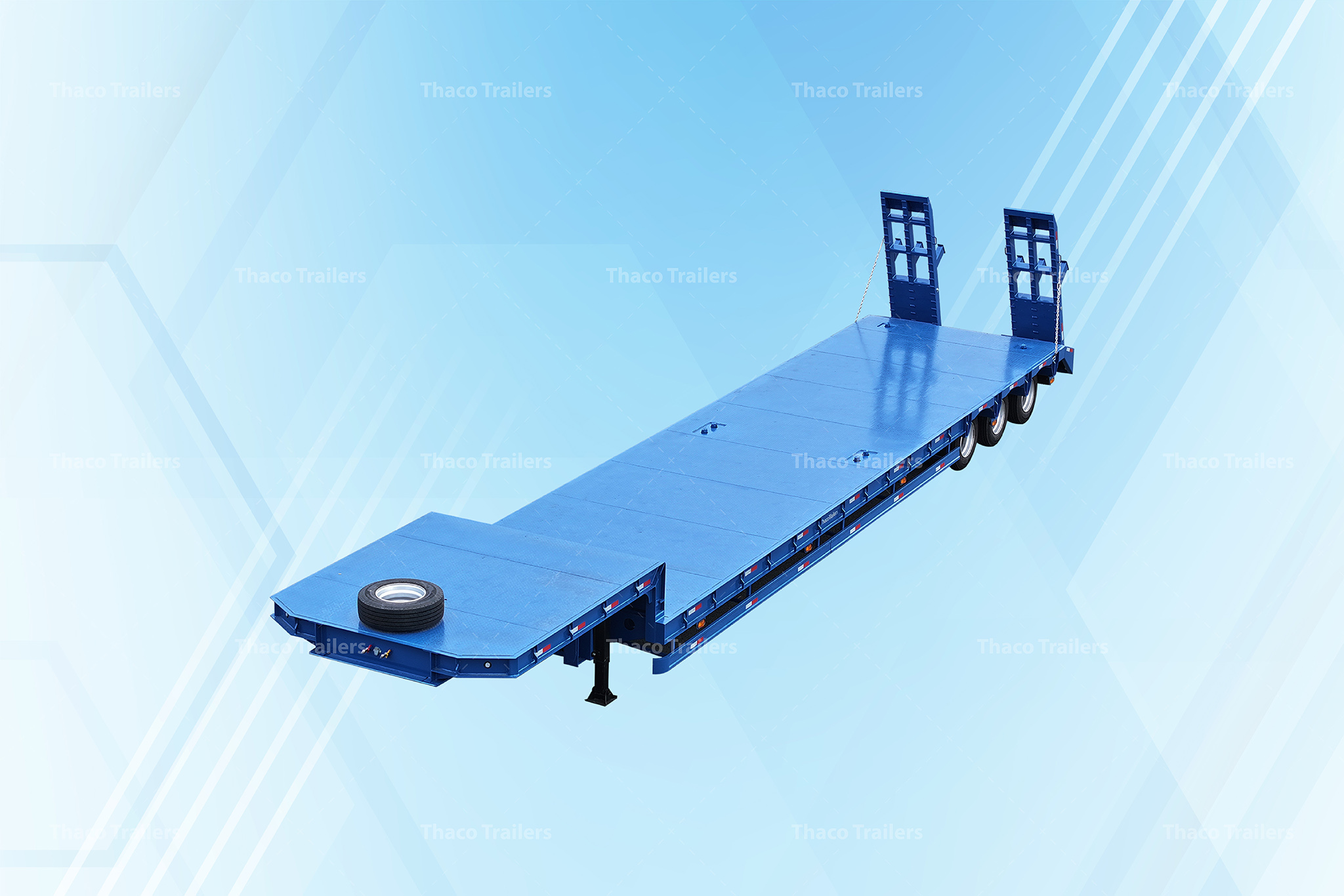 how tall is semi trailer 4